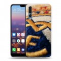 Дизайнерский силиконовый с усиленными углами чехол для Huawei P20 Pro