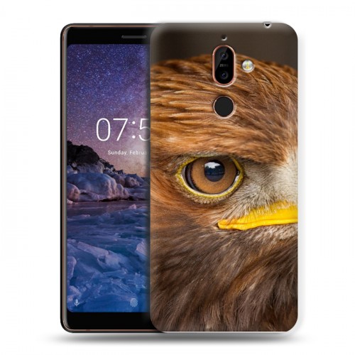 Дизайнерский пластиковый чехол для Nokia 7 Plus Орлы