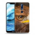 Дизайнерский пластиковый чехол для Nokia 5.1 Plus Орлы