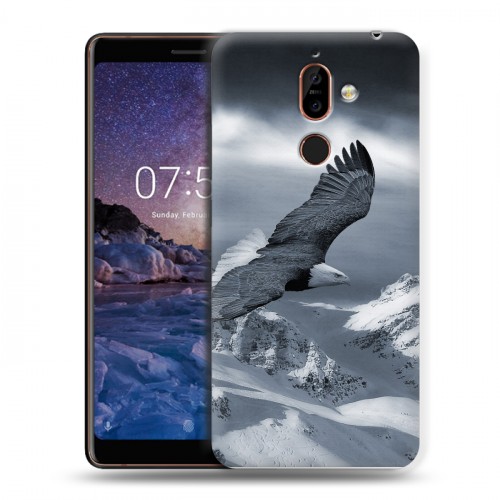 Дизайнерский пластиковый чехол для Nokia 7 Plus Орлы