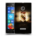 Дизайнерский пластиковый чехол для Microsoft Lumia 435