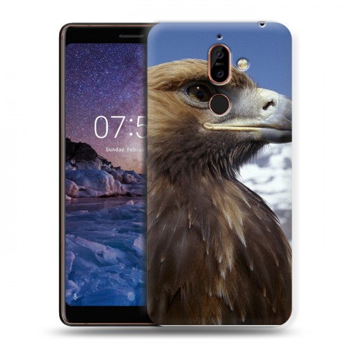 Дизайнерский пластиковый чехол для Nokia 7 Plus Орлы