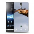 Дизайнерский пластиковый чехол для Sony Xperia S Орлы