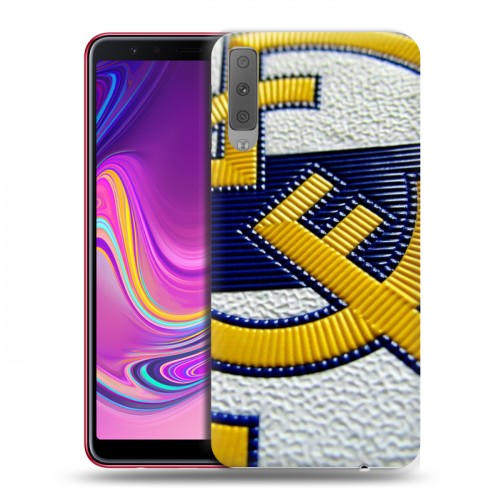 Дизайнерский силиконовый с усиленными углами чехол для Samsung Galaxy A7 (2018)