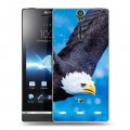 Дизайнерский пластиковый чехол для Sony Xperia S Орлы