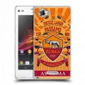 Дизайнерский пластиковый чехол для Sony Xperia L