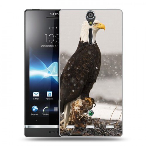 Дизайнерский пластиковый чехол для Sony Xperia S Орлы