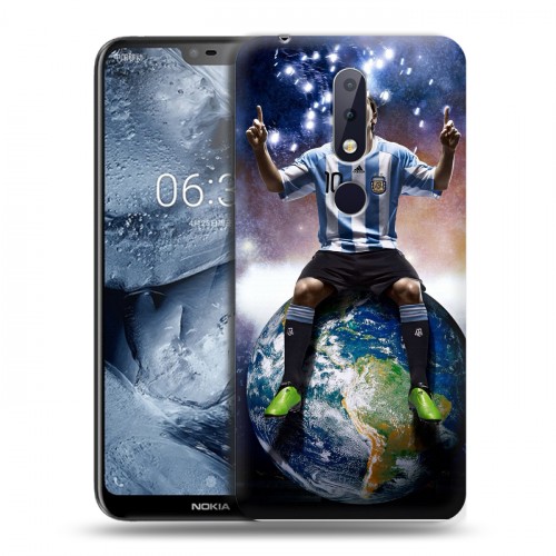 Дизайнерский силиконовый чехол для Nokia 6.1 Plus