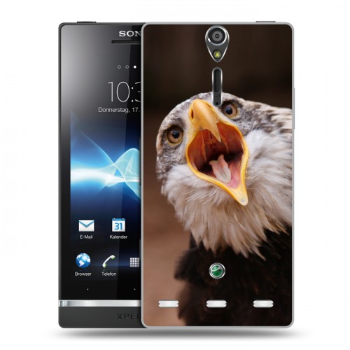 Дизайнерский пластиковый чехол для Sony Xperia S Орлы