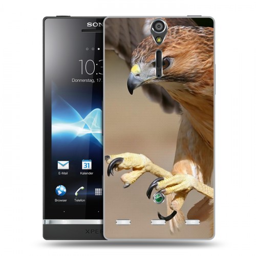 Дизайнерский пластиковый чехол для Sony Xperia S Орлы