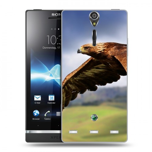 Дизайнерский пластиковый чехол для Sony Xperia S Орлы