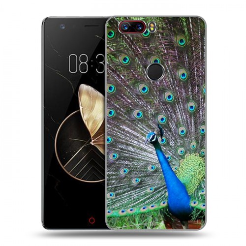 Дизайнерский пластиковый чехол для ZTE Nubia Z17 Павлины