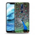 Дизайнерский силиконовый чехол для Nokia 5.1 Plus Павлины