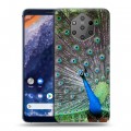 Дизайнерский силиконовый чехол для Nokia 9 PureView Павлины