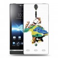 Дизайнерский пластиковый чехол для Sony Xperia S