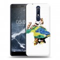 Дизайнерский пластиковый чехол для Nokia 5.1