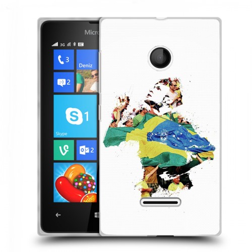 Дизайнерский пластиковый чехол для Microsoft Lumia 435