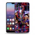 Дизайнерский силиконовый с усиленными углами чехол для Huawei P20 Pro