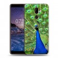 Дизайнерский пластиковый чехол для Nokia 7 Plus Павлины