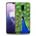 Дизайнерский пластиковый чехол для OnePlus 7 Павлины