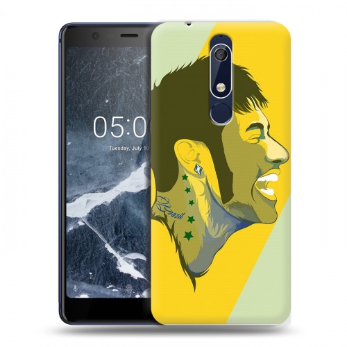 Дизайнерский пластиковый чехол для Nokia 5.1