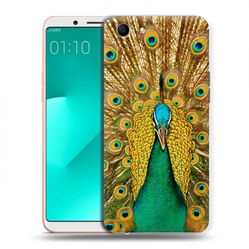 Дизайнерский пластиковый чехол для OPPO A83 Павлины