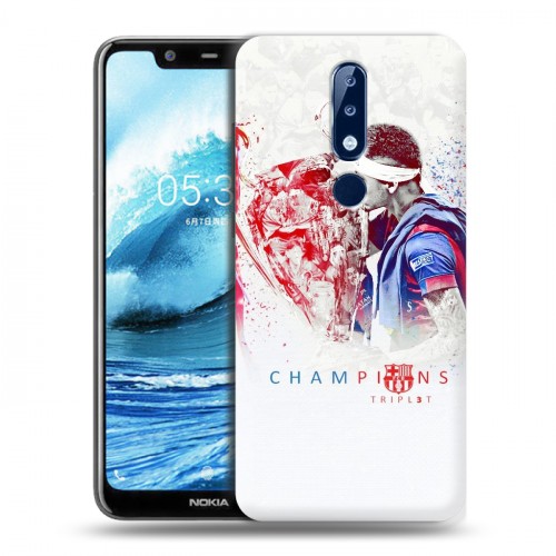 Дизайнерский силиконовый чехол для Nokia 5.1 Plus