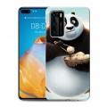 Дизайнерский пластиковый чехол для Huawei P40 Панды