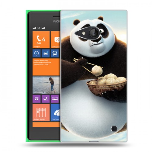 Дизайнерский пластиковый чехол для Nokia Lumia 730/735 Панды