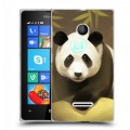 Дизайнерский пластиковый чехол для Microsoft Lumia 435 Панды