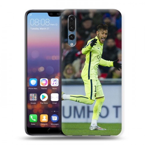 Дизайнерский силиконовый с усиленными углами чехол для Huawei P20 Pro