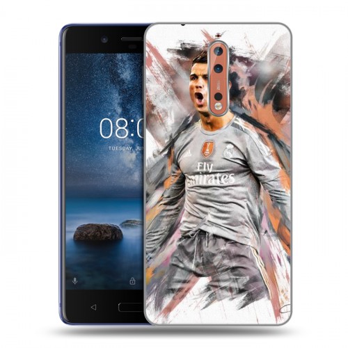 Дизайнерский пластиковый чехол для Nokia 8