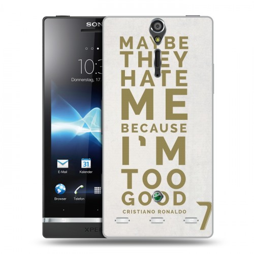 Дизайнерский пластиковый чехол для Sony Xperia S