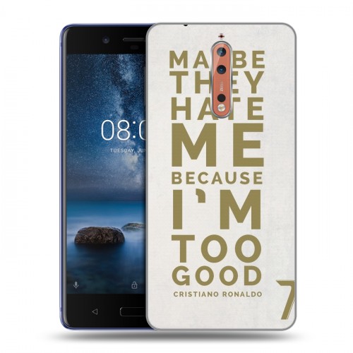 Дизайнерский пластиковый чехол для Nokia 8