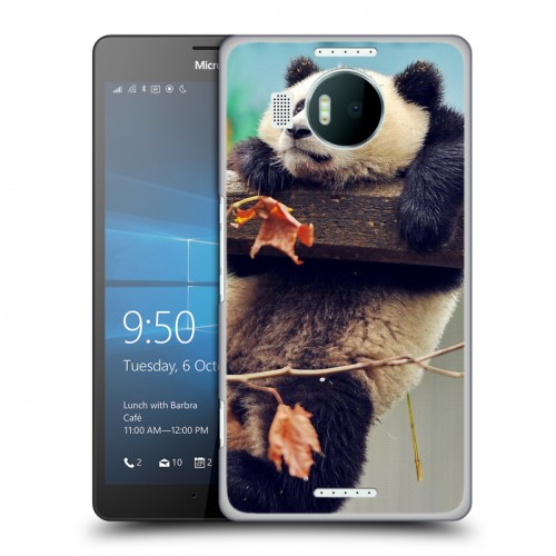 Дизайнерский пластиковый чехол для Microsoft Lumia 950 XL Панды