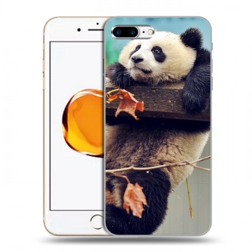 Дизайнерский силиконовый чехол для Iphone 7 Plus / 8 Plus Панды