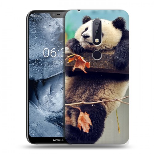 Дизайнерский пластиковый чехол для Nokia 6.1 Plus Панды