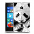 Дизайнерский пластиковый чехол для Microsoft Lumia 435 Панды