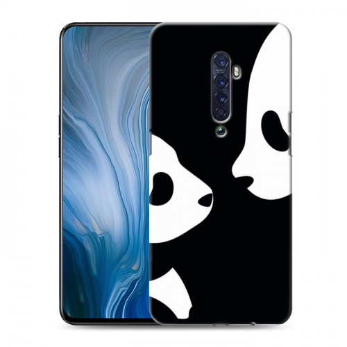 Дизайнерский пластиковый чехол для OPPO Reno2 Z Панды