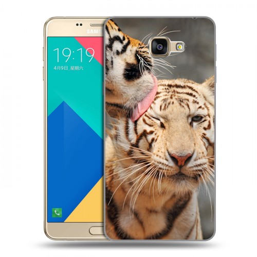 Дизайнерский силиконовый чехол для Samsung Galaxy A9 Тигры