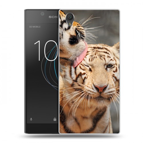 Дизайнерский пластиковый чехол для Sony Xperia L1 Тигры