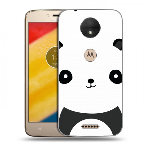 Дизайнерский силиконовый чехол для Motorola Moto C Панды