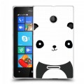 Дизайнерский пластиковый чехол для Microsoft Lumia 435 Панды