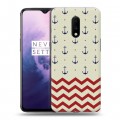 Дизайнерский пластиковый чехол для OnePlus 7 Морские шаблоны