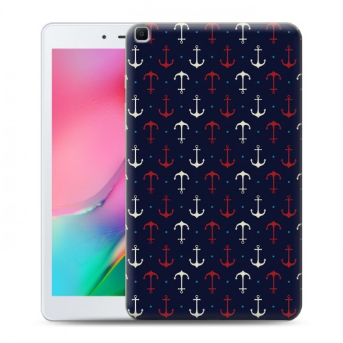 Дизайнерский силиконовый чехол для Samsung Galaxy Tab A 8.0 (2019) Морские шаблоны
