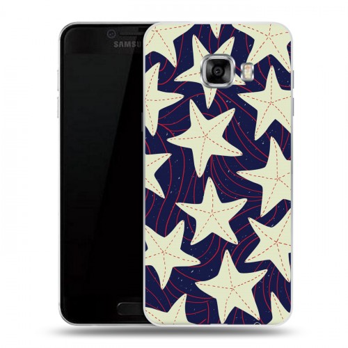 Дизайнерский пластиковый чехол для Samsung Galaxy C5 Морские шаблоны