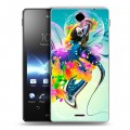 Дизайнерский пластиковый чехол для Sony Xperia TX Попугаи