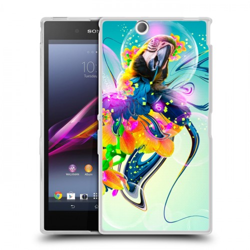 Дизайнерский пластиковый чехол для Sony Xperia Z Ultra  Попугаи