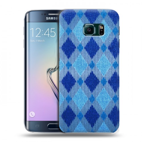 Дизайнерский пластиковый чехол для Samsung Galaxy S6 Edge Фрик узоры