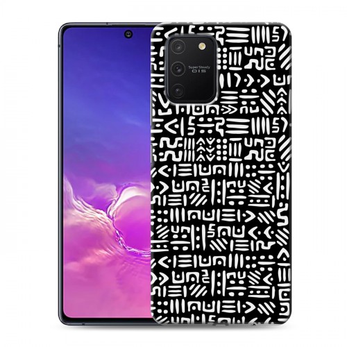 Дизайнерский силиконовый с усиленными углами чехол для Samsung Galaxy S10 Lite Фрик узоры